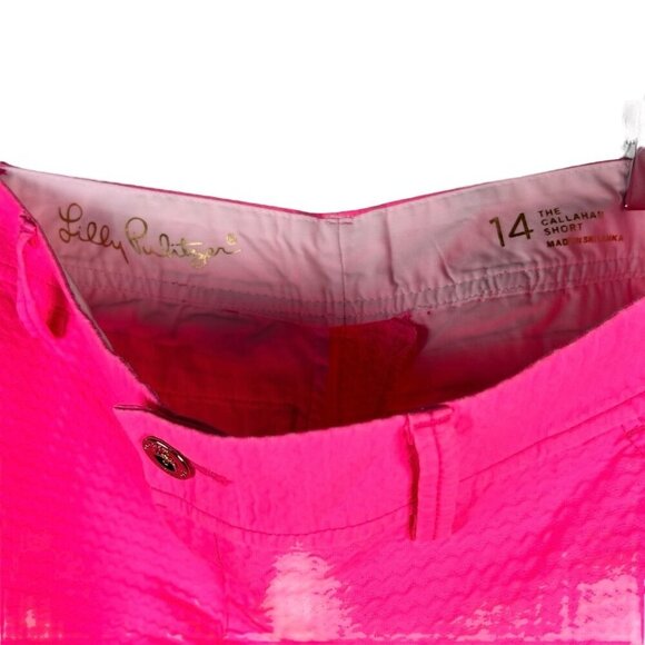 Lily Pulitzer The Callahan Short 14 Pink Cotton Shorts Preppy Coastal - Picture 4 of 6